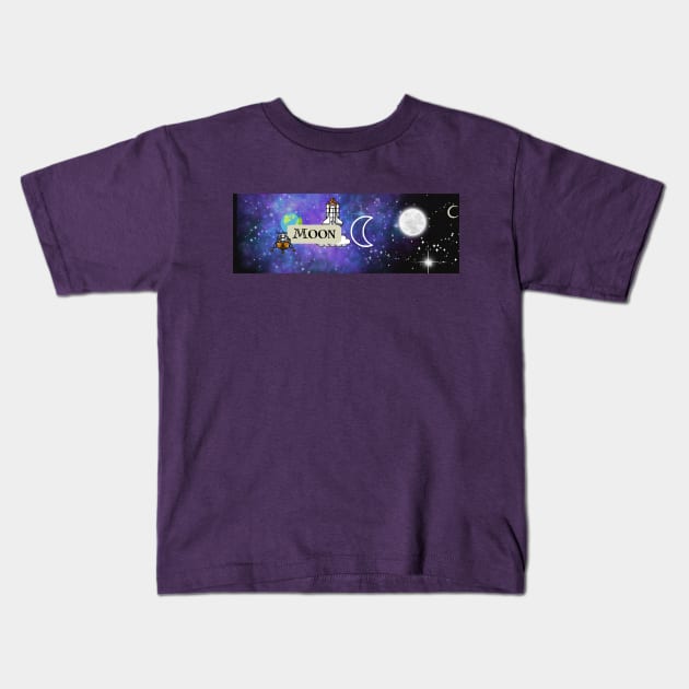 Moon Kids T-Shirt by AlmostMaybeNever